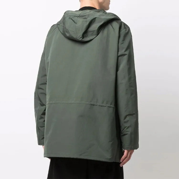Y 3 Parka Coats Men Green-3