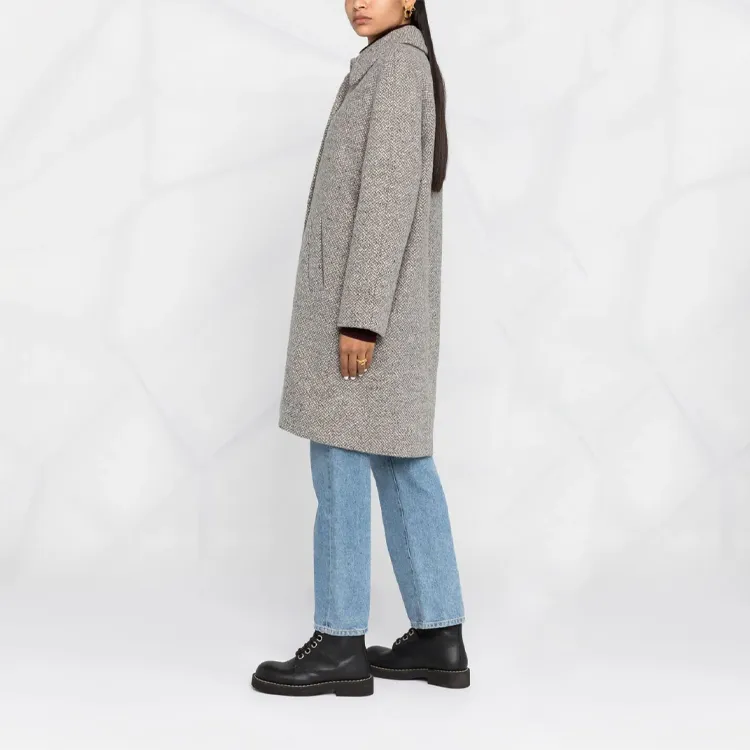 A.P.C Coats Women's Gray-3
