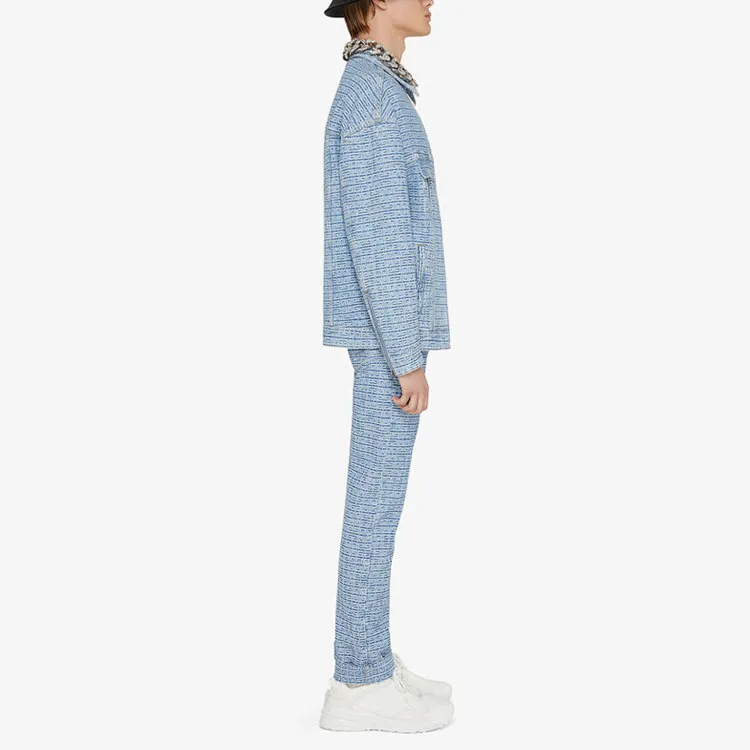 Givenchy 4G Jacquard Denim Regular Fit Pants-4