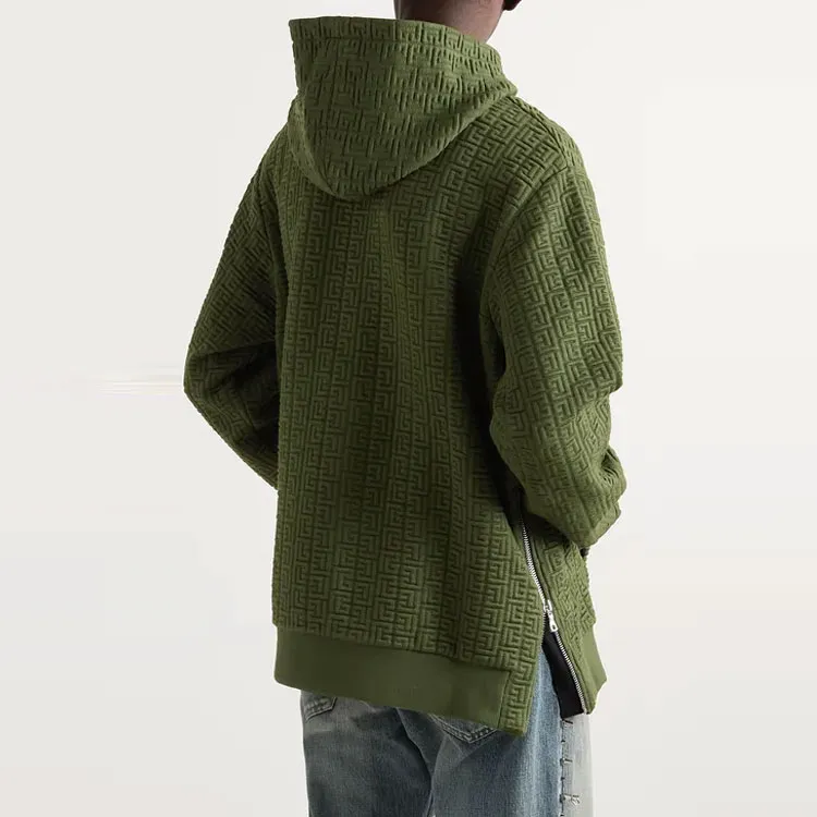BALMAIN Sweatshirts Men Green-2