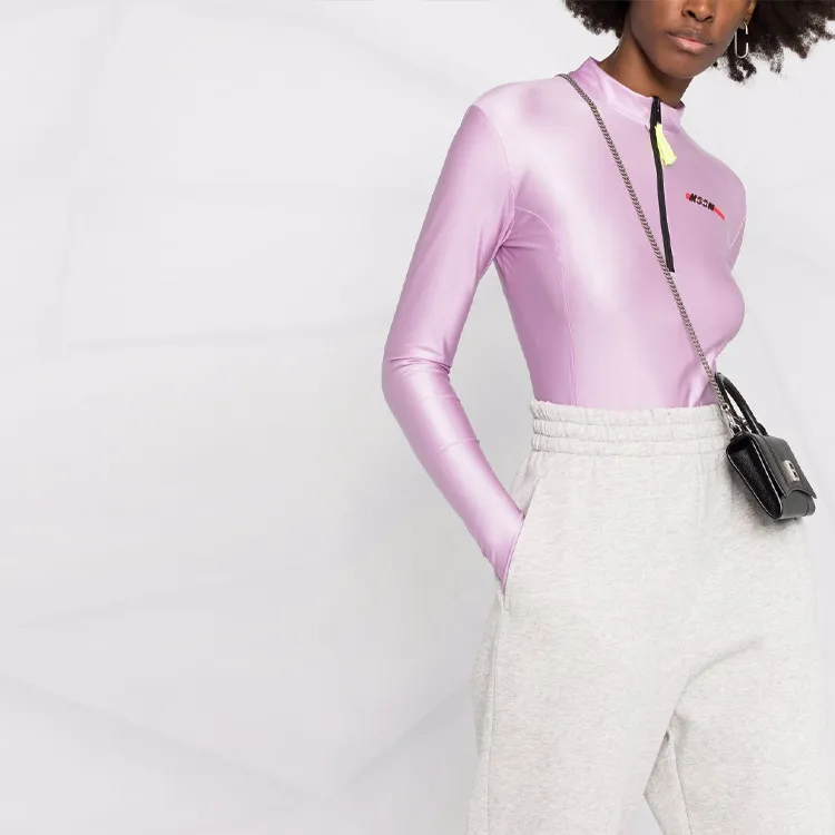 MSGM Bodysuits Women's Purple-3