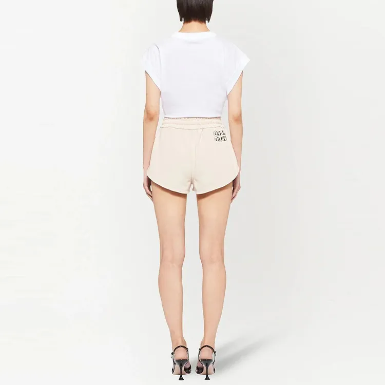 MIU MIU FW21 Casual Shorts Women's Dusty Pink-3