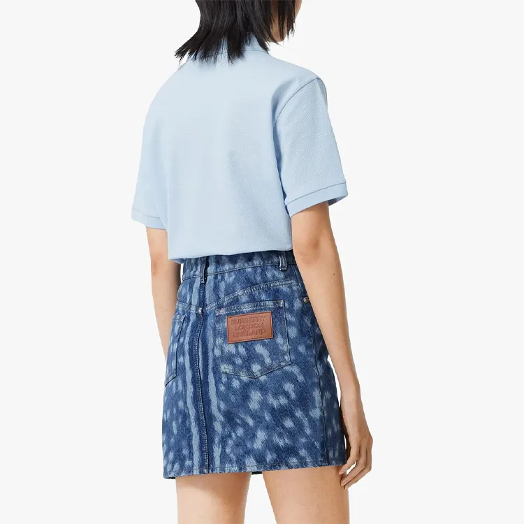 Burberry Polo Shirts Women's Blue-3