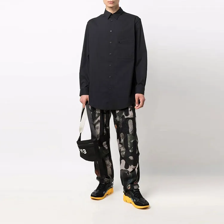 Y 3 Shirts Men Black-1