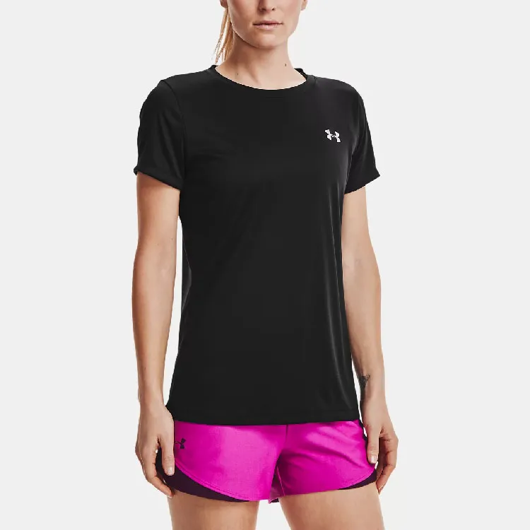 Under Armour Set in Sleeve T Shirt Women's Black-3