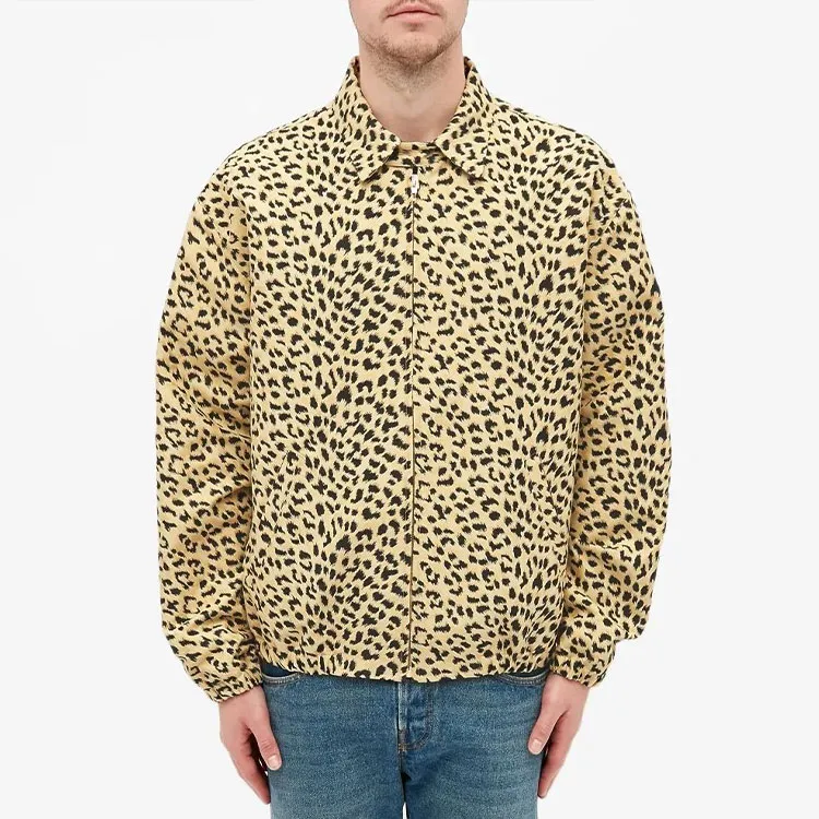 GUCCI Leopard pattern Jacquard Jacket-2