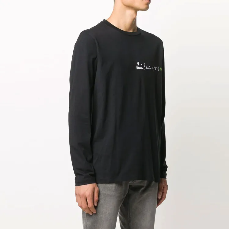 Paul Smith Logo Embroidered Crewneck T Shirt-3