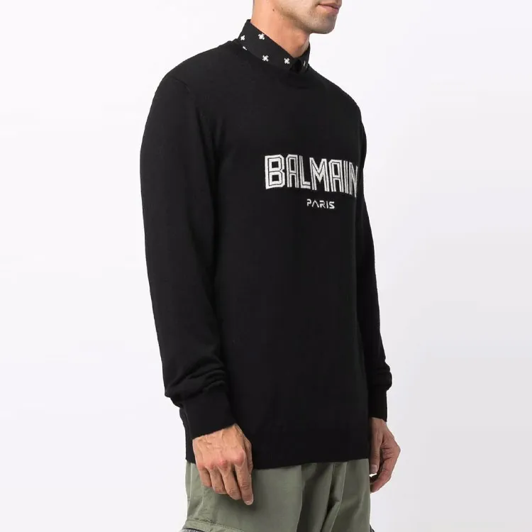 BALMAIN Sweaters Men Black-3