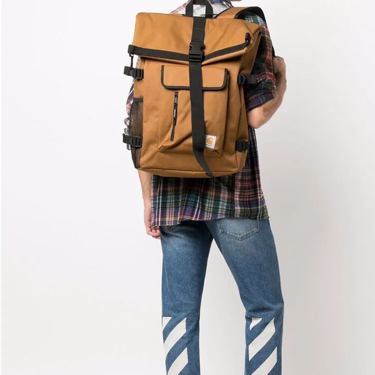 Carhartt Polyester Backpack Men's Brown-1