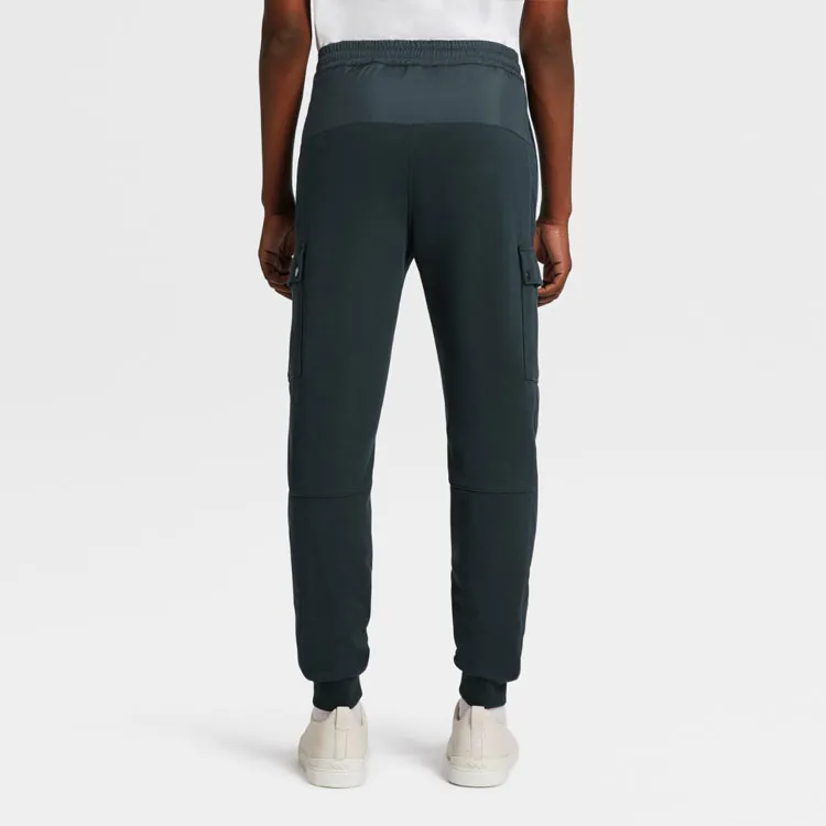 Zegna Knitted Sweatpants Men's Deep Cobalt-2