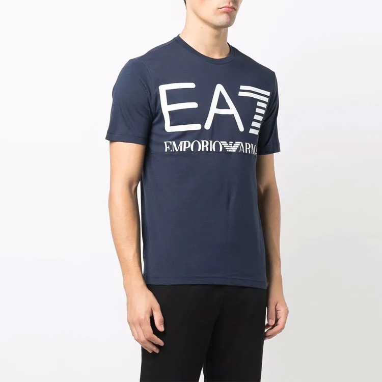 EMPORIO ARMANI EA7 FW21 T Shirt Men's Blue-3