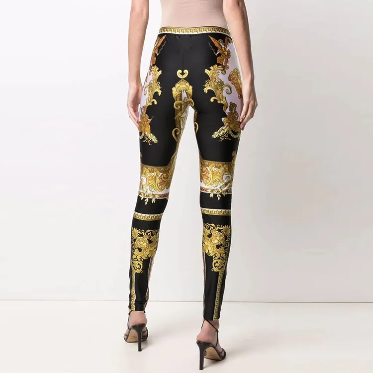 VERSACE Medusa Leggings Women's Black-2