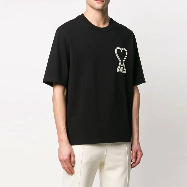 AMIPARIS T Shirts Men Black-3