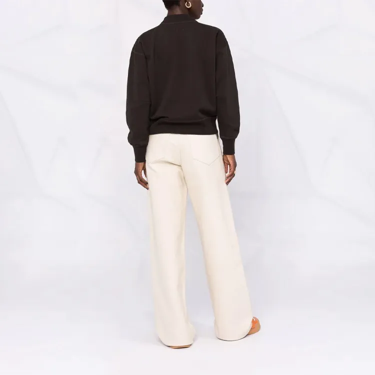 ISABEL MARANT ETOILE Moby Flocked logo Sweatshirt-1