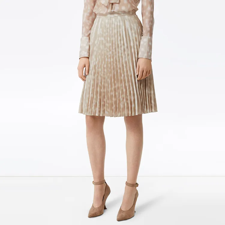 Burberry Casual Long Skirt Women's Yellow-3