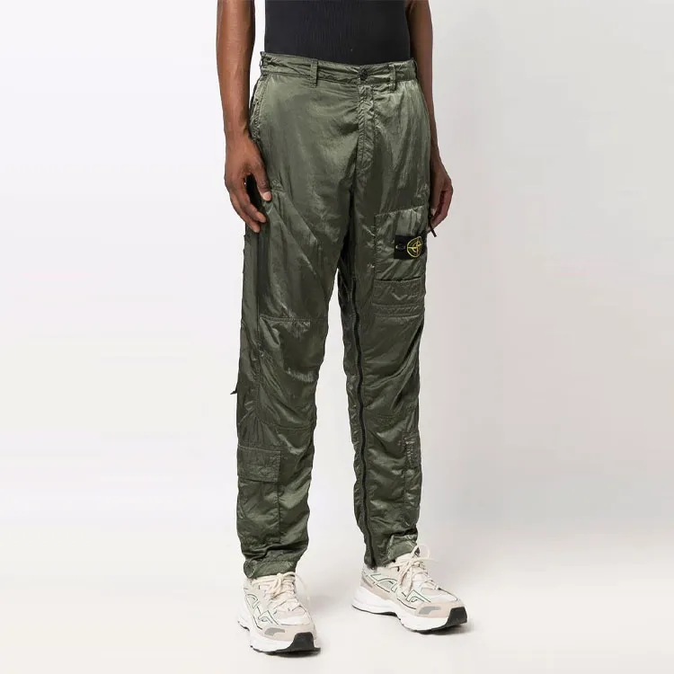 STONE ISLAND FW21 Casual Pants Men's Army Green-2