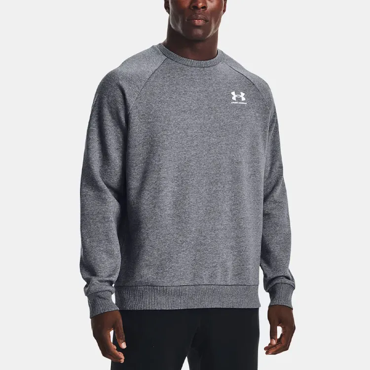 Under Armour Rival Sweatshirts Men Gray-2