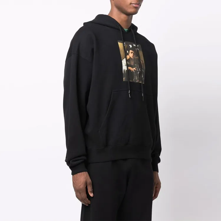 OFF WHITE Caravaggio Boy Bitten By A Lizard Hoodie-2