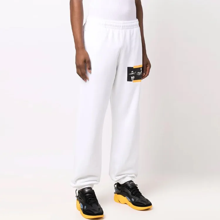 OFF WHITE Caravaggio Painting St Jerome Writing Slim Sweatpants-3