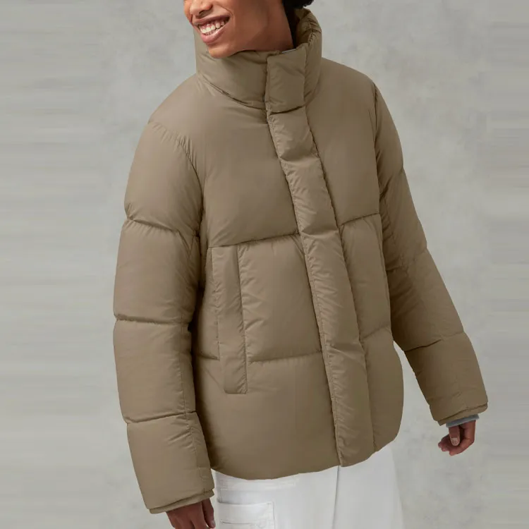 Canada Goose Down Jacket Men's Beige-3