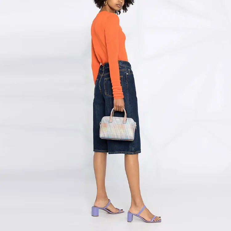 GANNI Long-Sleeved Dresses Women's Orange-3