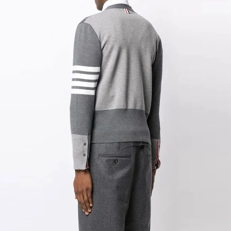 THOM BROWNE Fun Mix Merino Cardigan-2