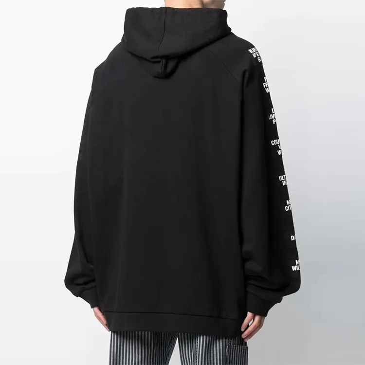 RAF SIMONS Oversized Patch embellished Hoodie-2