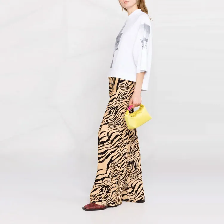 GANNI Basic Cotton Jersey Oversized T Shirt 'Bright White'-3
