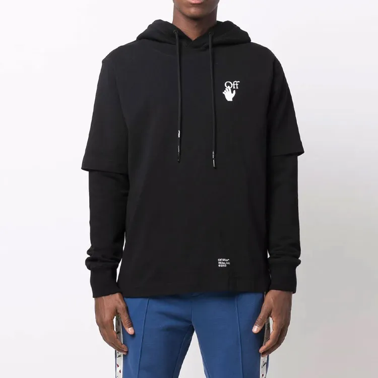 OFF WHITE FW21 Sweatshirts Men Black-1
