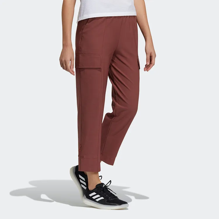 Adidas Sports Pants Women's Red Brown-3