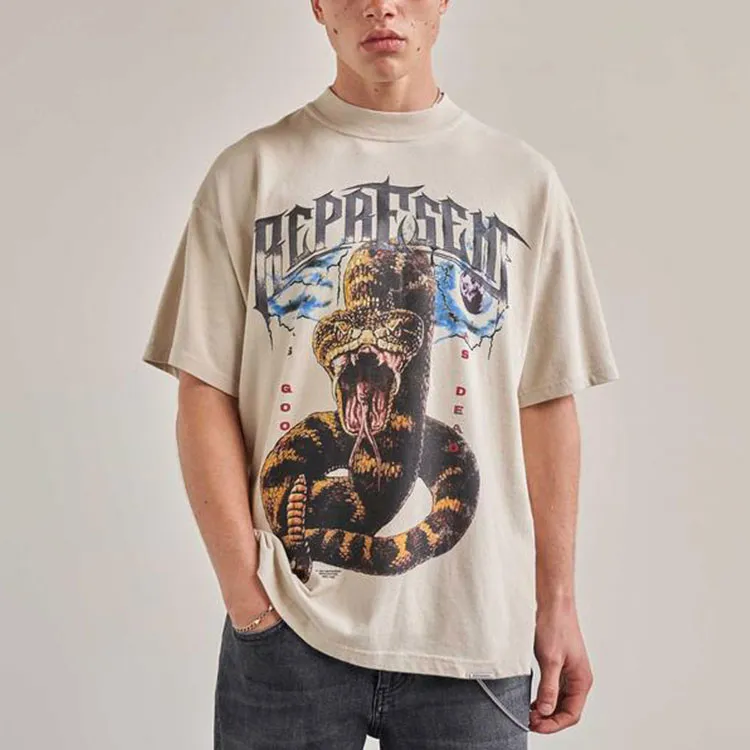 REPRESENT T-Shirts Unisex Beige-2