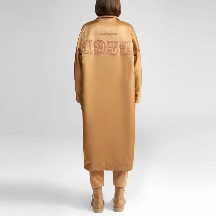 MaxMara Coats Women's Camel Mixed Color-3