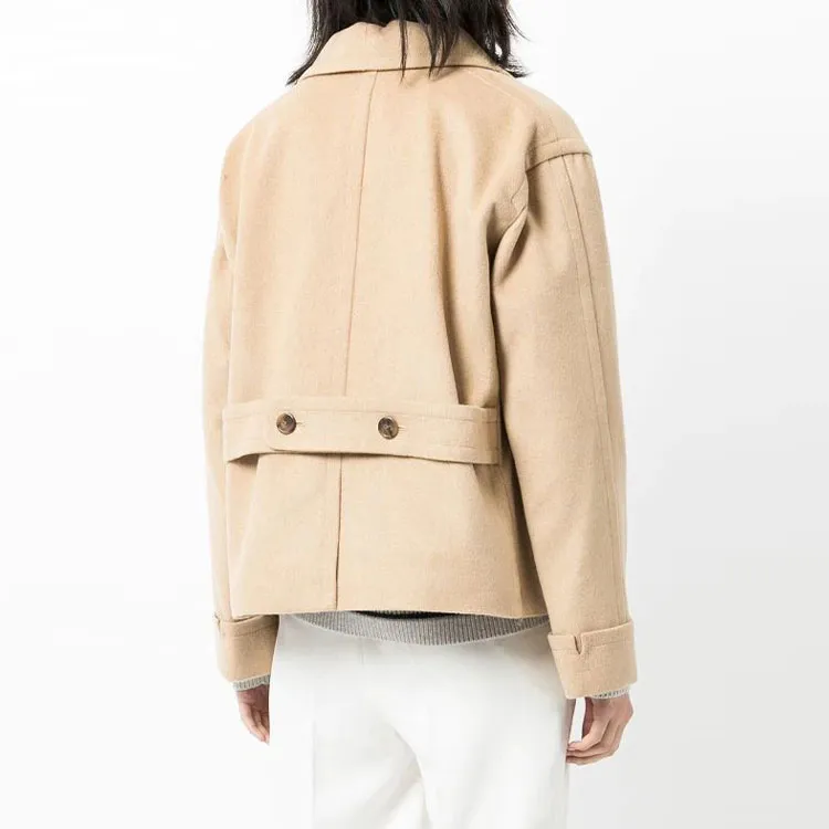 Polo Ralph Lauren Velvet Jackets Women's Khaki-1