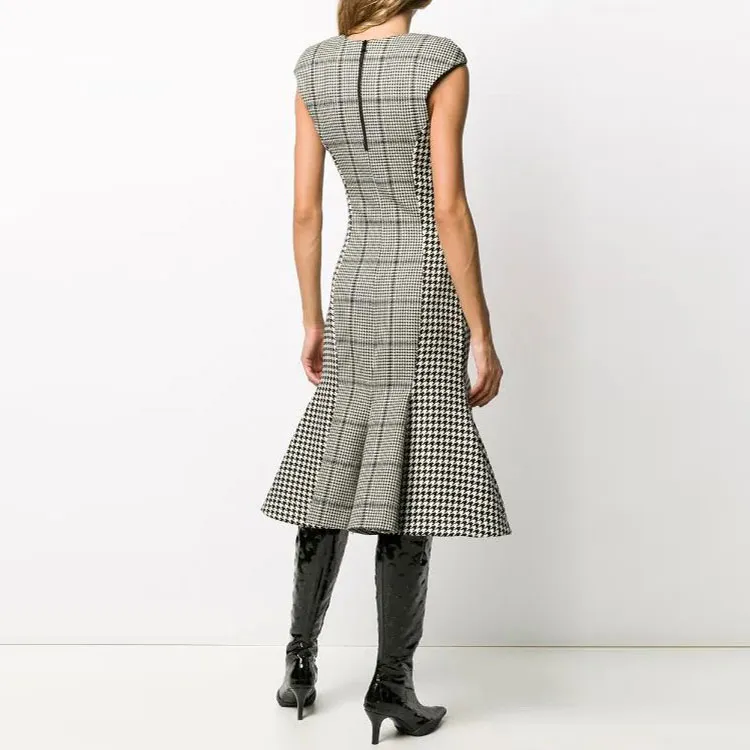 Marine Serre Sleeveless Dresses Women's Gray-2