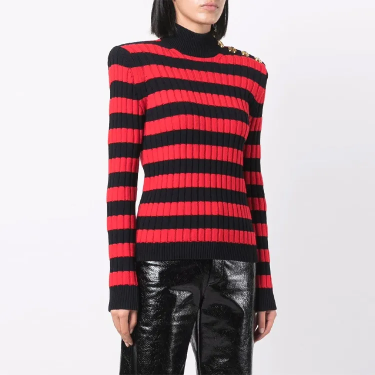 BALMAIN FW21 Sweater Women's Red-2