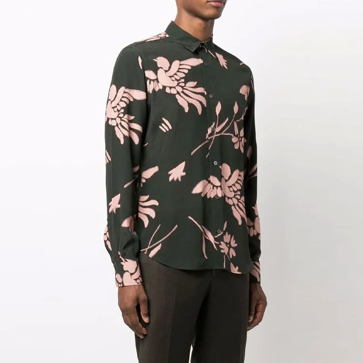 Paul Smith Shirts Men Dark Green-2