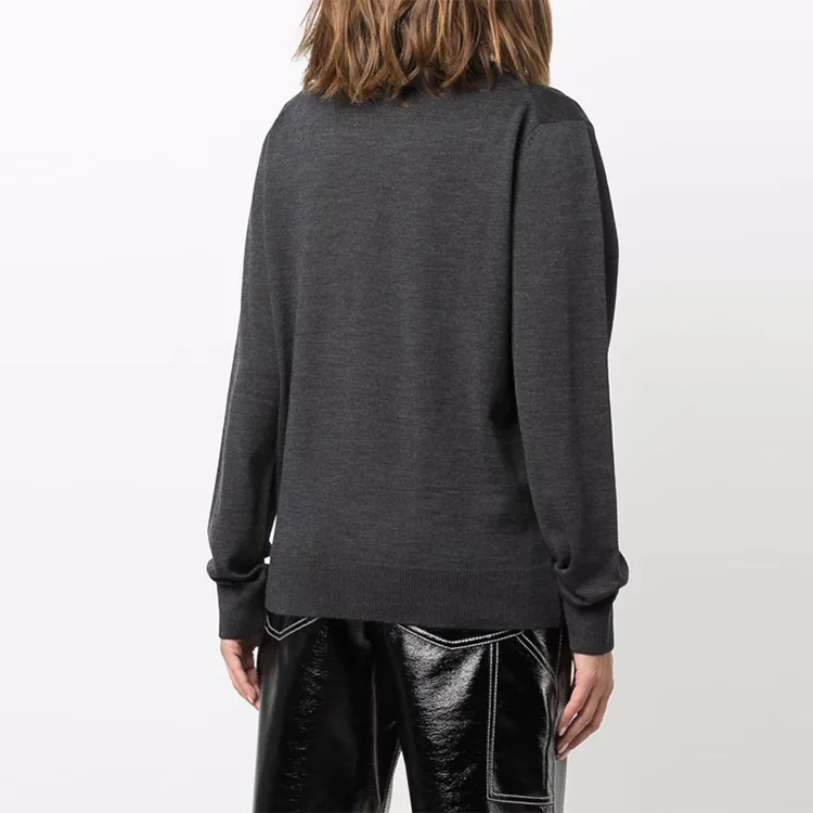 Maison Kitsune Sweaters Women's Dark Gray-3