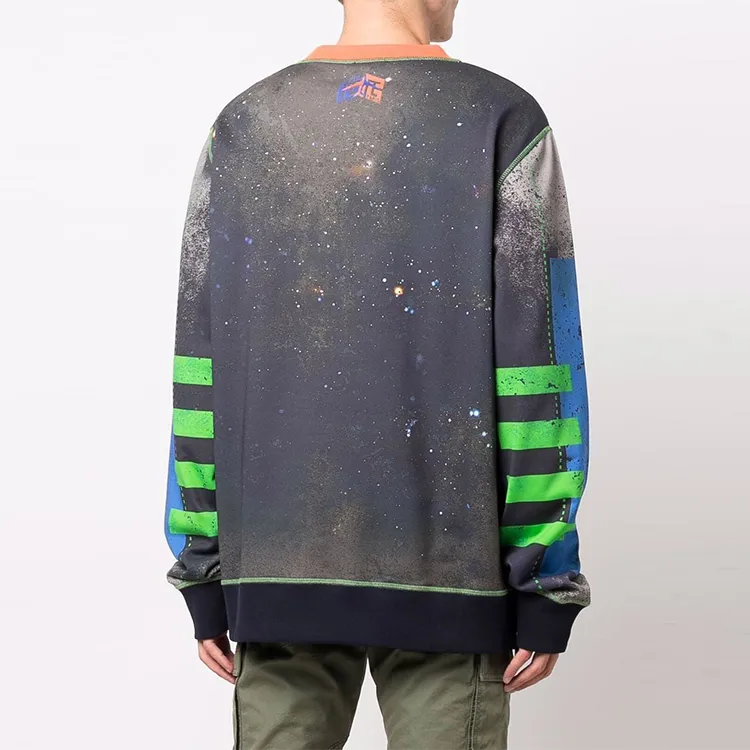 BALMAIN Sweatshirts Men Blue-2