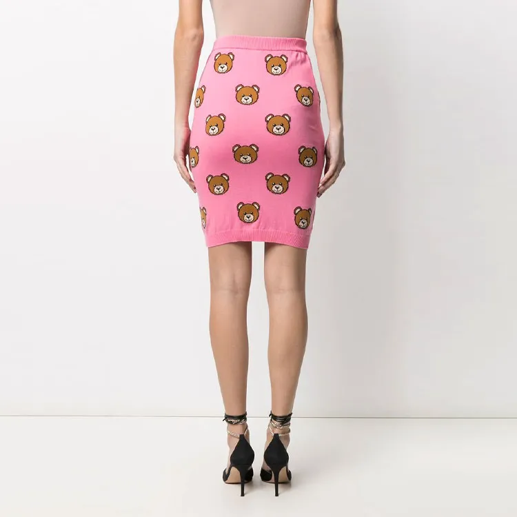 MOSCHINO Casual Short Skirts Women's Pink-2