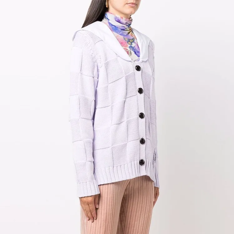 GANNI SS21 Loose Fit Sweater Women's Purple-2
