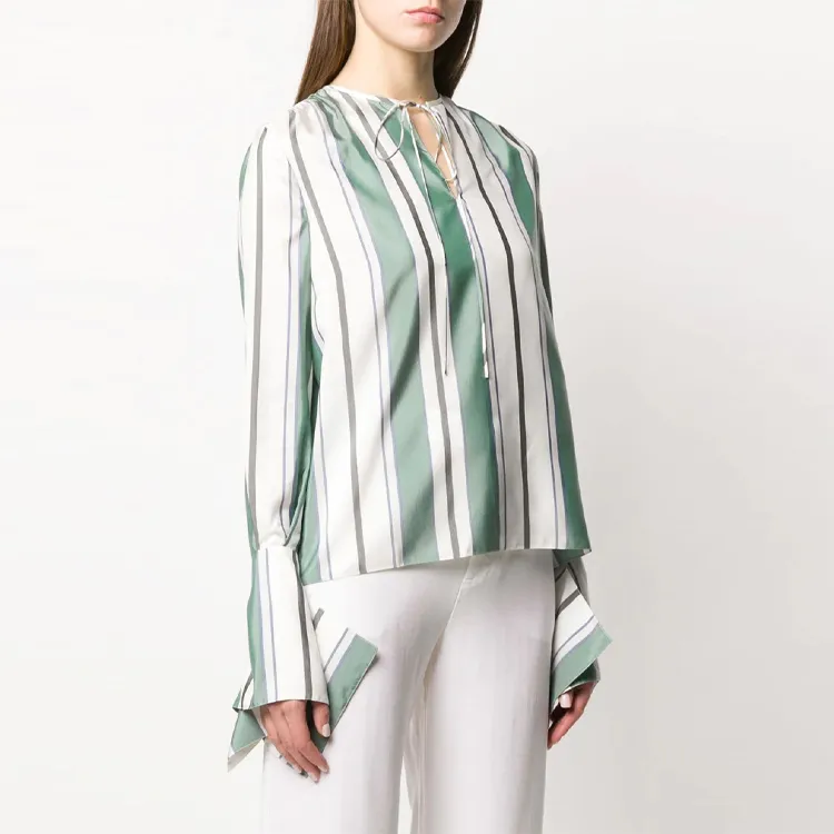 Lanvin Awning Stripe Blouse-3