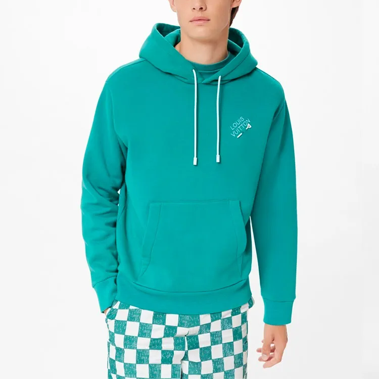LOUIS VUITTON Embroidered Signature Hoodie-2