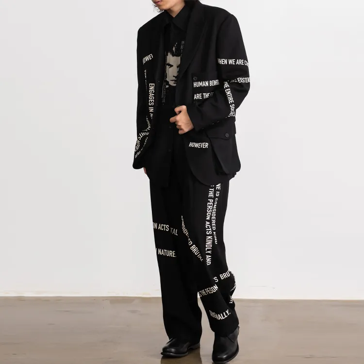 Yohji Yamamoto Casual Pants Men Black-2