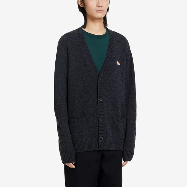 Maison Kitsune V Neck Knit Cardigan-4