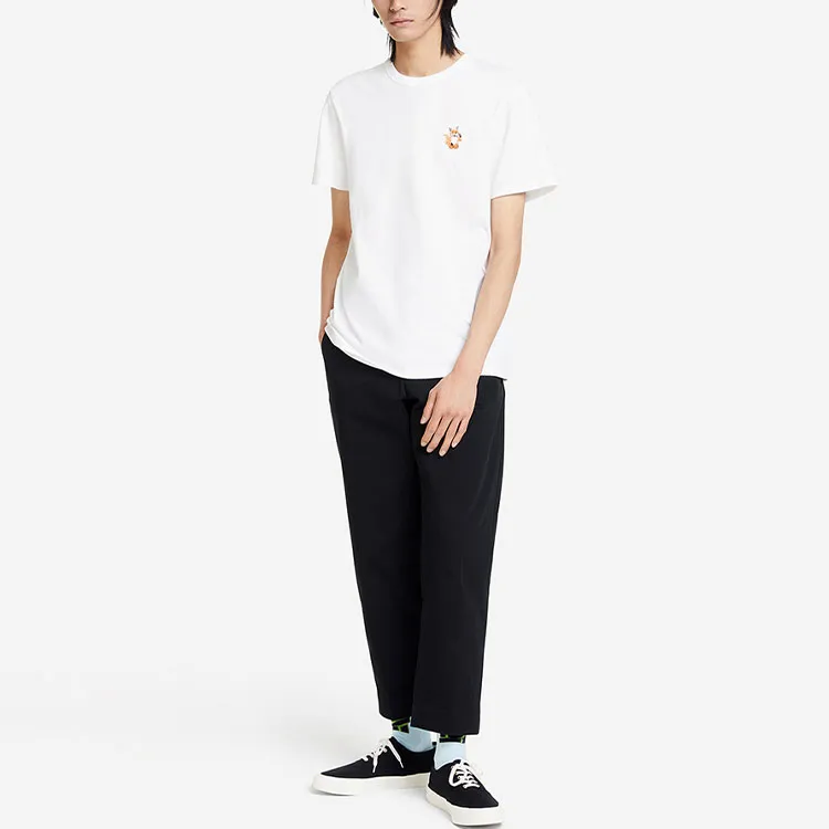 Maison Kitsune T Shirts Men White-2