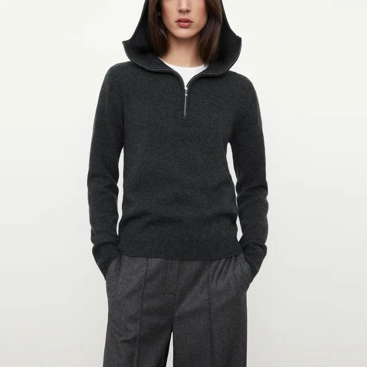 TOTEME Cashmere Sweater Women's Gray-2