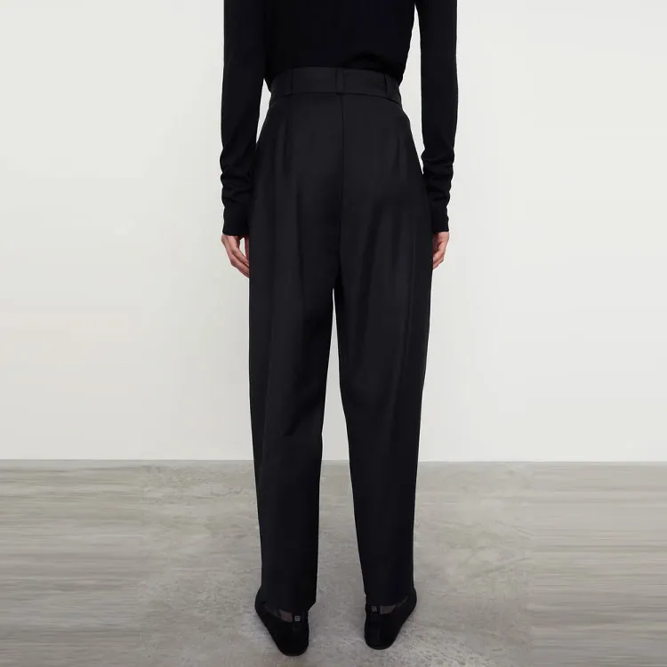 TOTEME Casual Pants Women's Black-4
