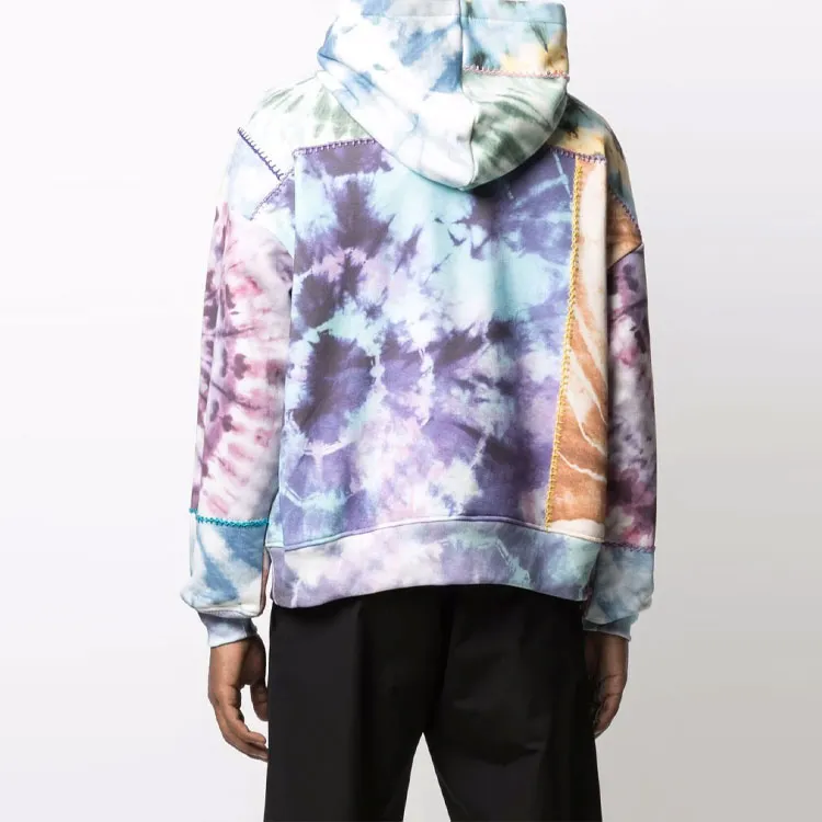 AMIRI Tie Dye Patchwork Hoodie-2