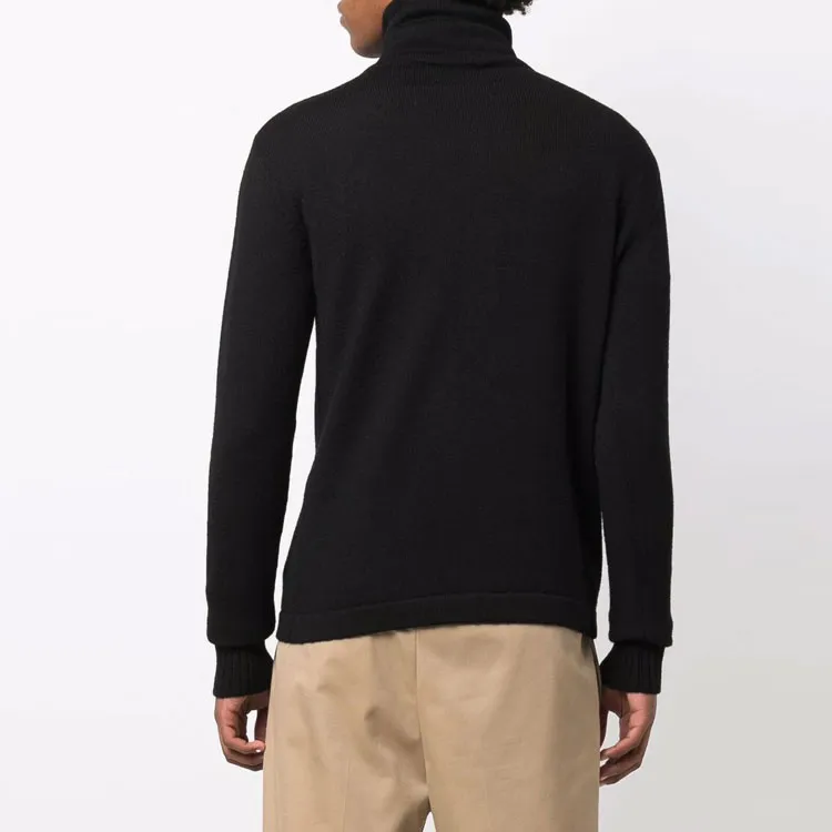 JIL SANDER Zip up Wool Jumper-3