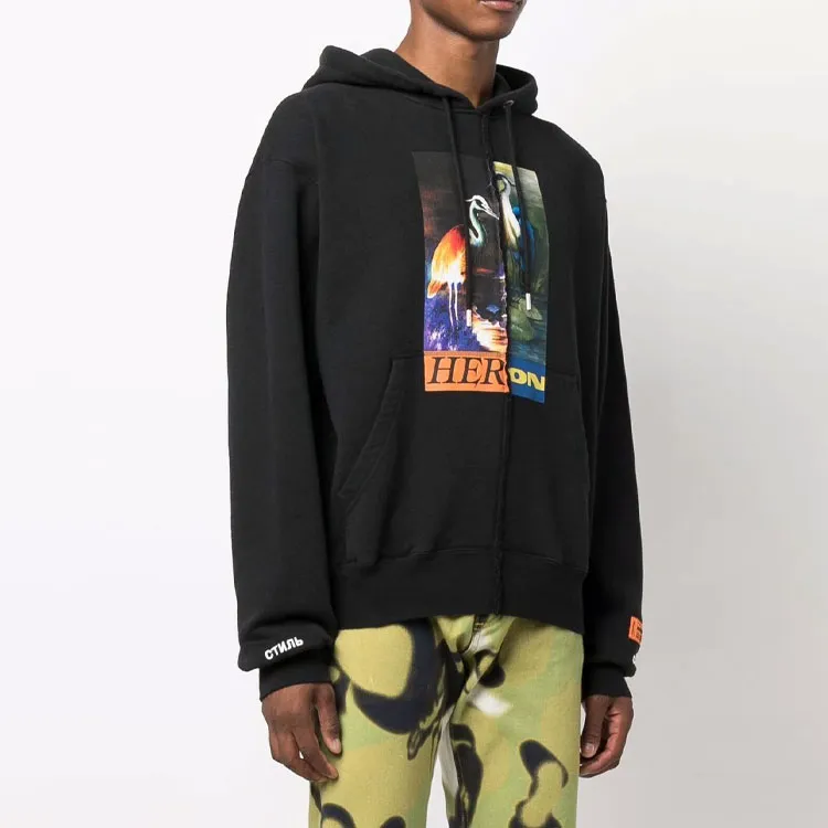 HERON PRESTON Split Herons Hoodie-3
